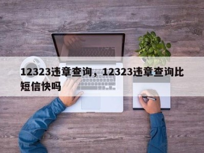 12323违章查询，12323违章查询比短信快吗