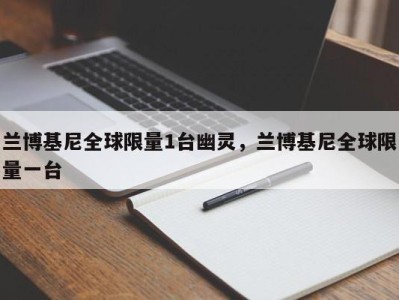 兰博基尼全球限量1台幽灵，兰博基尼全球限量一台