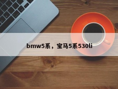 bmw5系，宝马5系530li