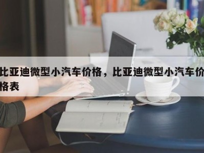 比亚迪微型小汽车价格，比亚迪微型小汽车价格表