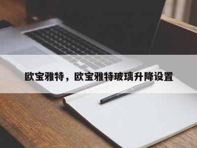 欧宝雅特，欧宝雅特玻璃升降设置