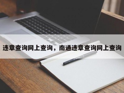 违章查询网上查询，南通违章查询网上查询