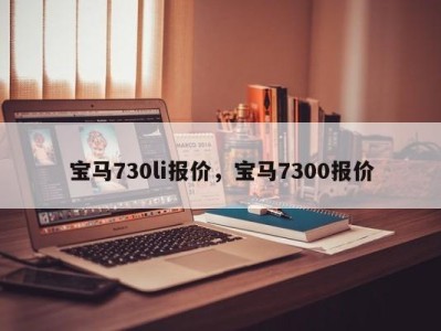 宝马730li报价，宝马7300报价