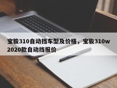 宝骏310自动挡车型及价格，宝骏310w2020款自动挡报价