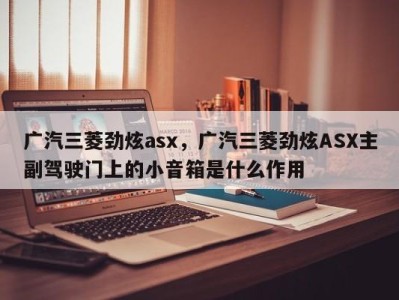 广汽三菱劲炫asx，广汽三菱劲炫ASX主副驾驶门上的小音箱是什么作用