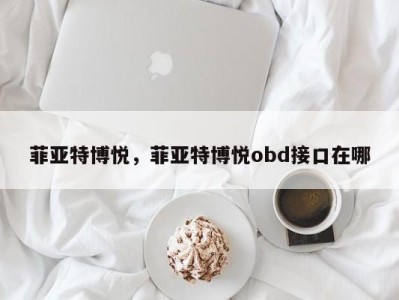 菲亚特博悦，菲亚特博悦obd接口在哪