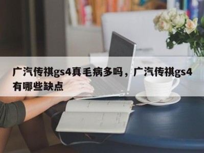 广汽传祺gs4真毛病多吗，广汽传祺gs4有哪些缺点